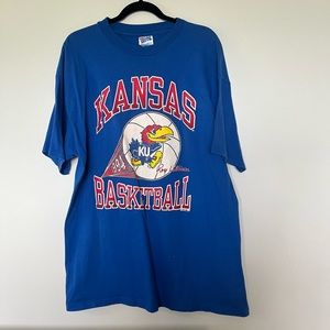 Vintage KU Basketball Shirt